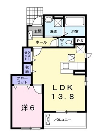 英賀保駅 徒歩26分 1階の物件間取画像